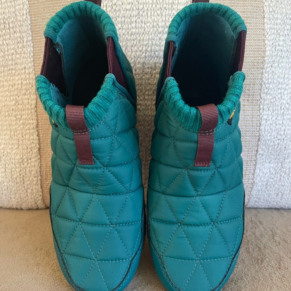 Teva Turquoise Quilted Ankle Boots - Picture 3 of 6